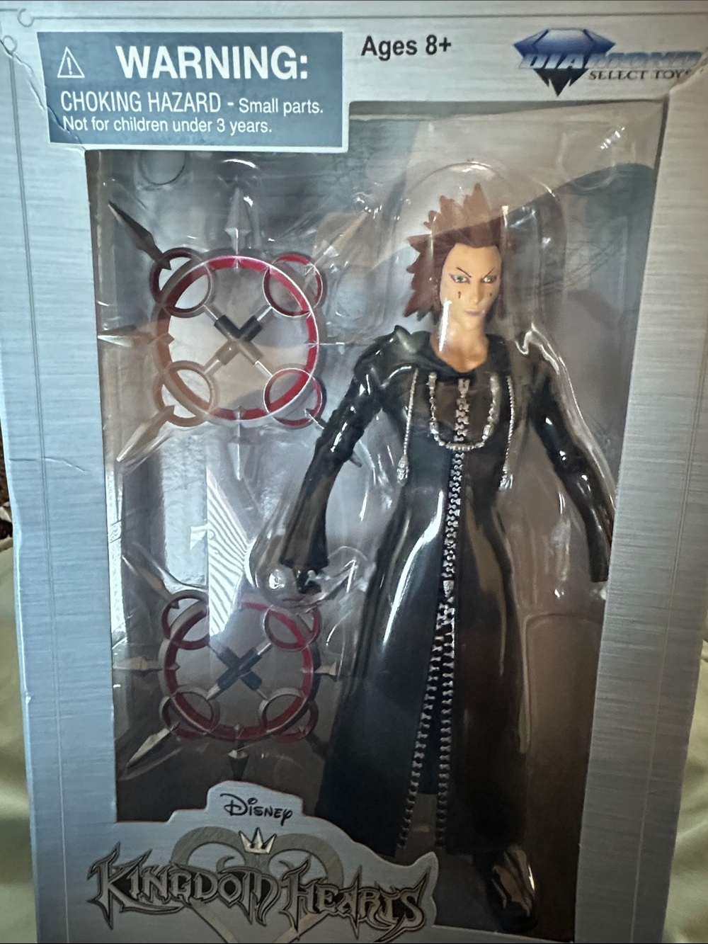 Disney Kingdom Hearts Xigbar Figure - Black Coat, Brown Hair